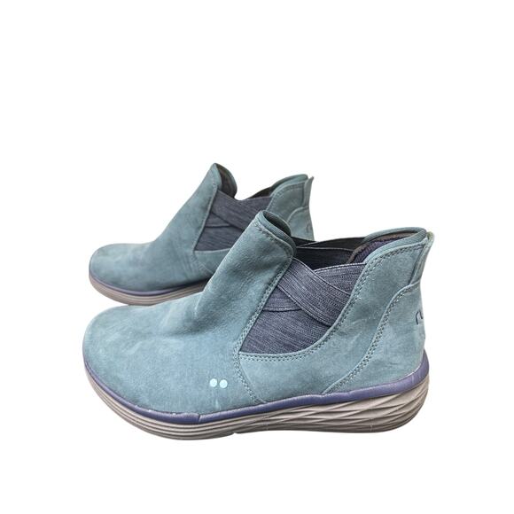 Ryka Women Size 6 Blue Noelle Blue Bootie Outdoor Slip on Winter Comfort Shoes - Picture 4 of 8